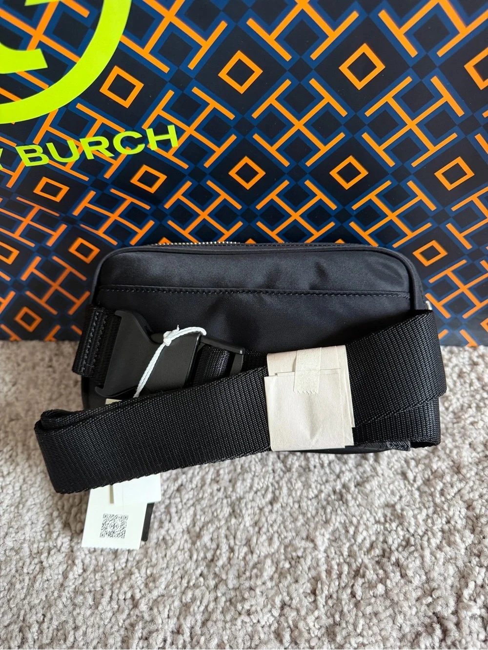 Tory Burch Virginia Nylon Belt Bag Crossbody bag Black